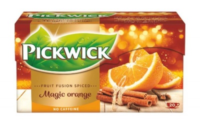 Gyümölcstea, 20x1,75 g, PICKWICK "Fruit Fusion", Magic orange