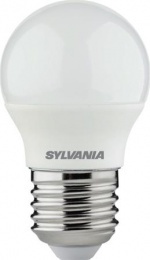 LED izzó, E27, kisgömb, 4,2W, 470lm, 4000K (HF), SYLVANIA "ToLEDo"